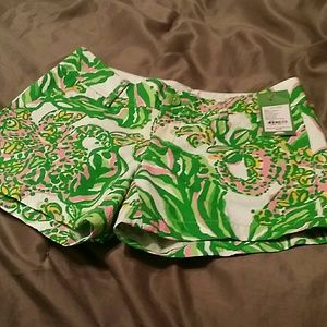 Lilly Pulitzer Callahan Shorts NWT Size 2